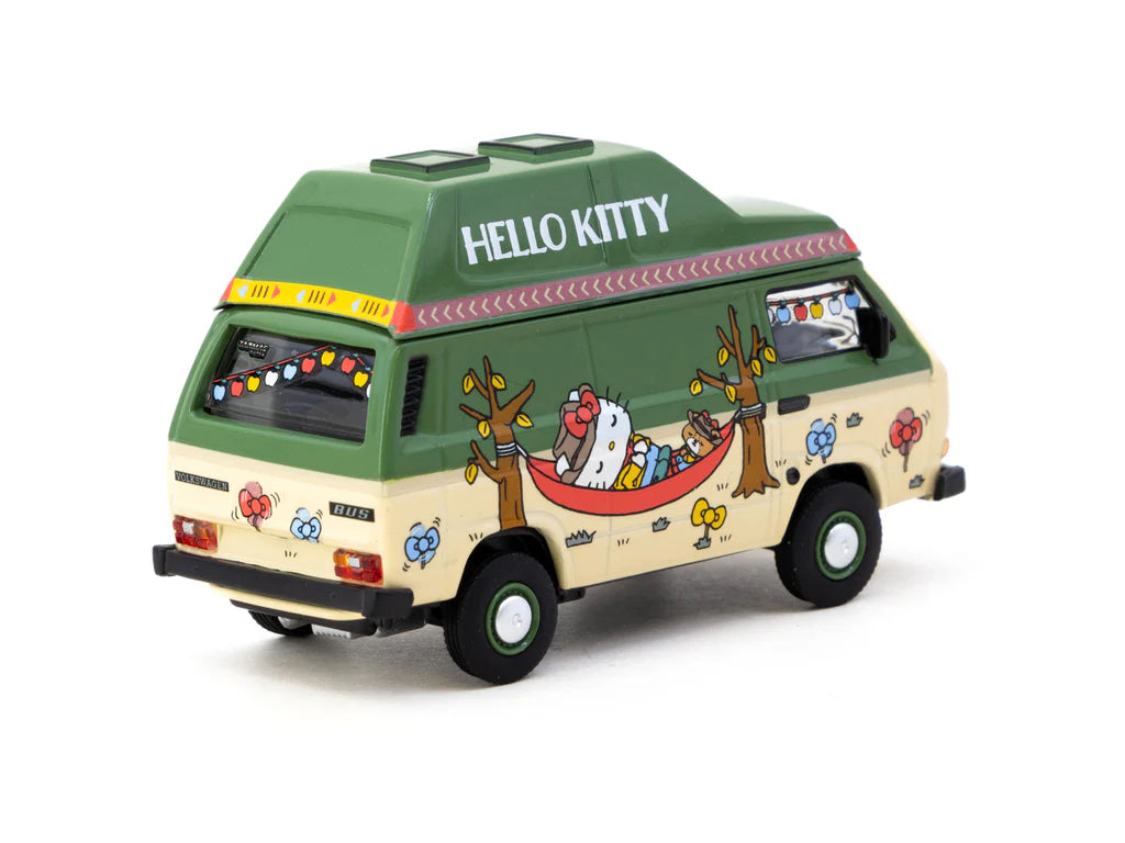 Tarmac Works 1:64 Schuco Volkswagen T3 Camper Van Hello Kitty