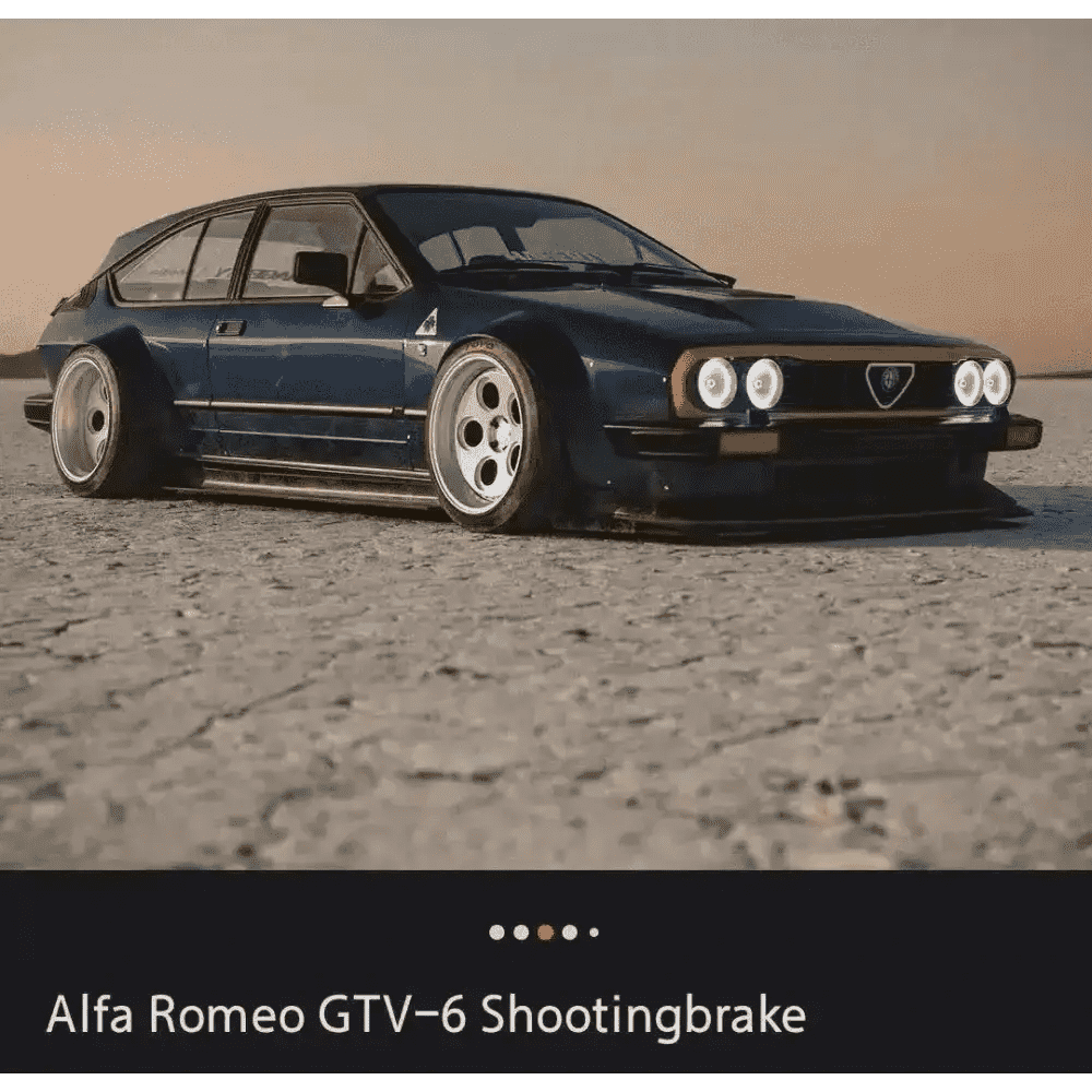 TPC 1:64 Alfa Romeo GTV6 Shooting Brake Blue