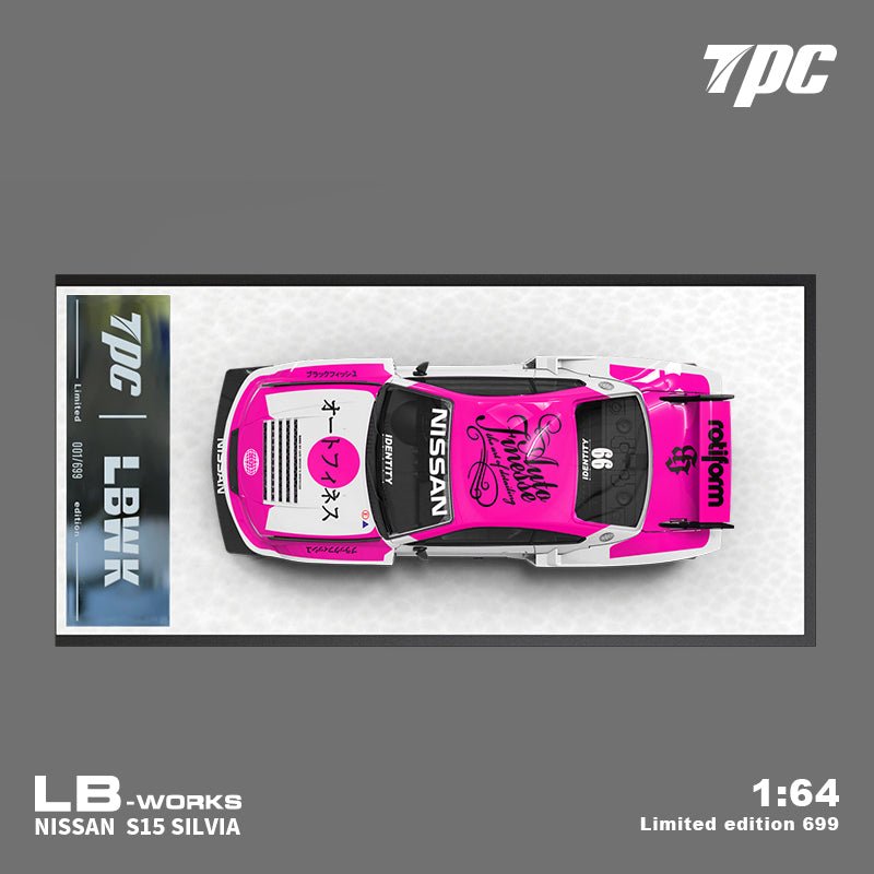 TPC 1:64 Nissan Silvia S15 LB-Super Silhouette Auto Finesse PINK