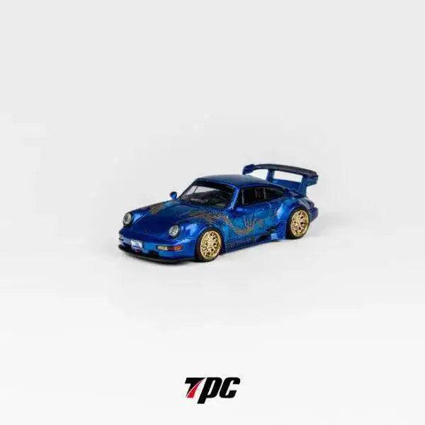 TPC 1:64 RWB Porsche 964 Arowana Livery Transparent Blue