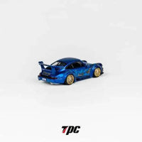 Thumbnail for TPC 1:64 RWB Porsche 964 Arowana Livery Transparent Blue