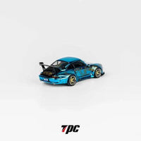 Thumbnail for TPC 1:64 RWB Porsche 993 Arowana Livery Chrome Blue