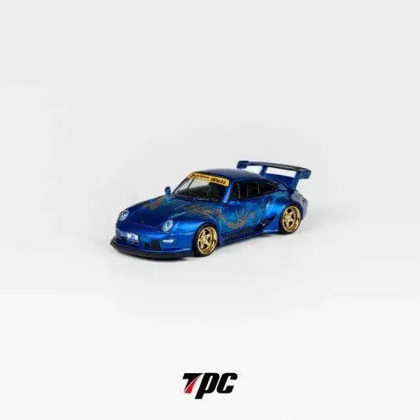 TPC 1:64 RWB Porsche 993 Arowana Livery Transparent Blue