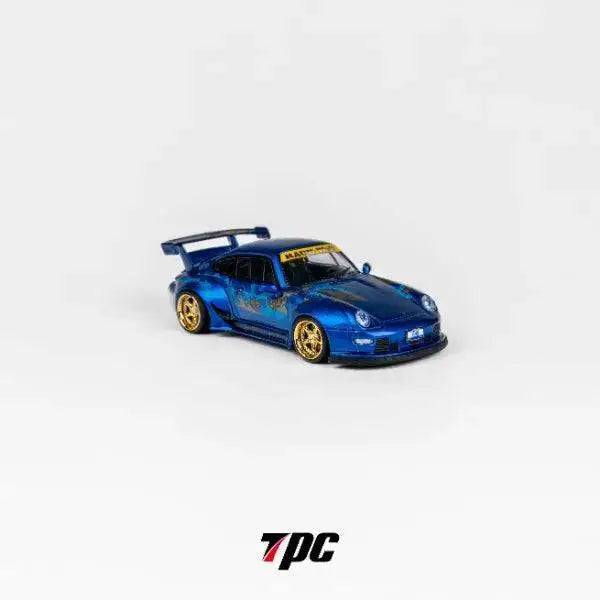 TPC 1:64 RWB Porsche 993 Arowana Livery Transparent Blue