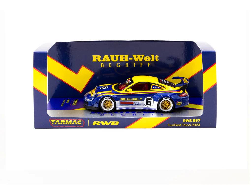 Tarmac Works 1:43 RWB 997 FuelFest Tokyo 2023 – Blue