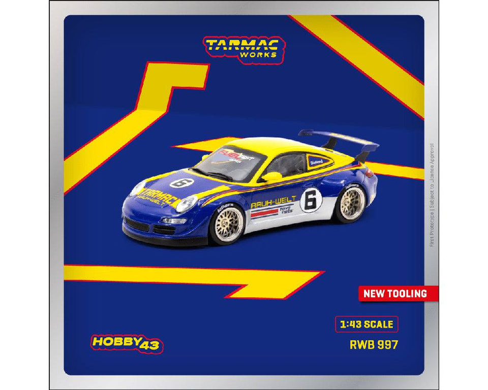 Tarmac Works 1/64 RWB Porsche Backdate Blue - MINIATURE TOY SHOP