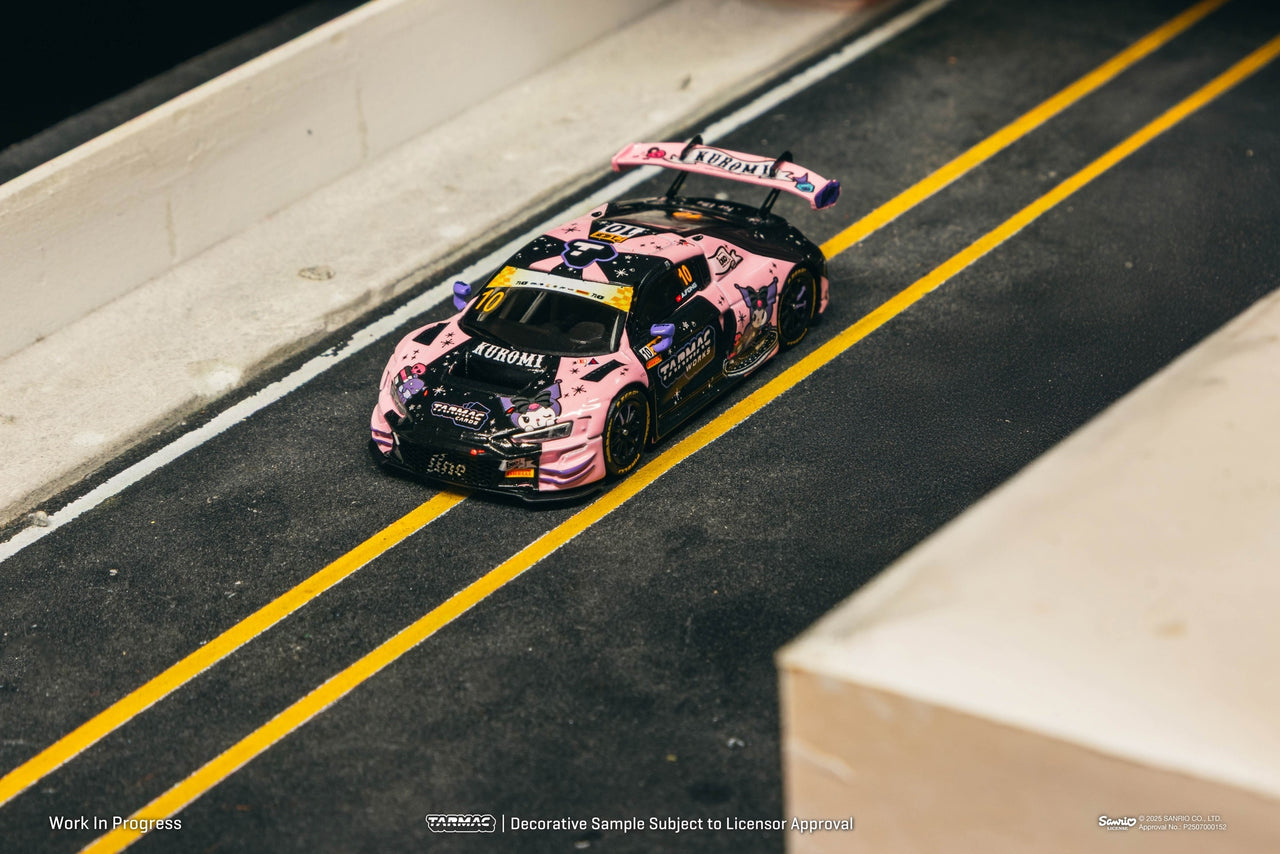 Tarmac Works 1:64 Audi R8 LMS GT3 evo II Macau GT Cup - FIA GT World Cup 2024 Uno Racing + Trading Cards Combo Set T64-043-24MGP10