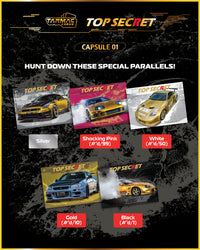 Thumbnail for Tarmac Works 1:64 Collectible Trading Cards Top Secret Capsule 1