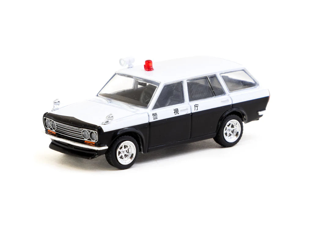 Tarmac Works 1:64 Datsun 510 Bluebird Wagon Jap Police