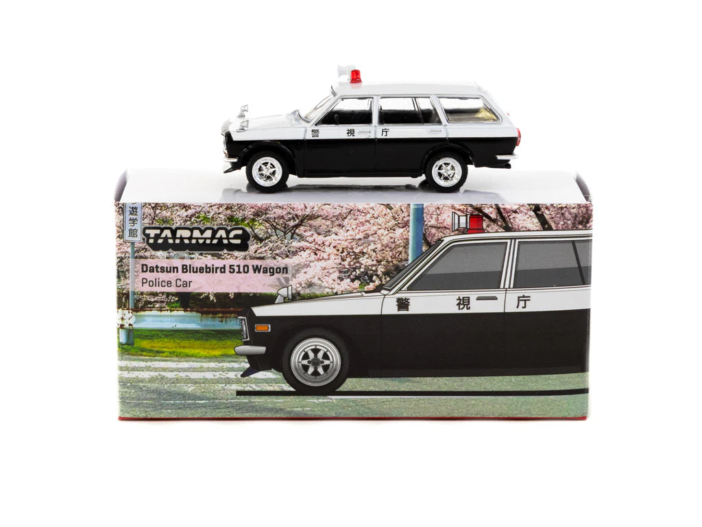 Tarmac Works 1:64 Datsun 510 Bluebird Wagon Jap Police