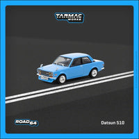 Thumbnail for Tarmac Works 1:64 Datsun 510 – Light Blue