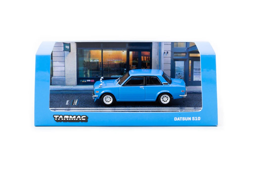 Tarmac Works 1:64 Datsun 510 – Light Blue