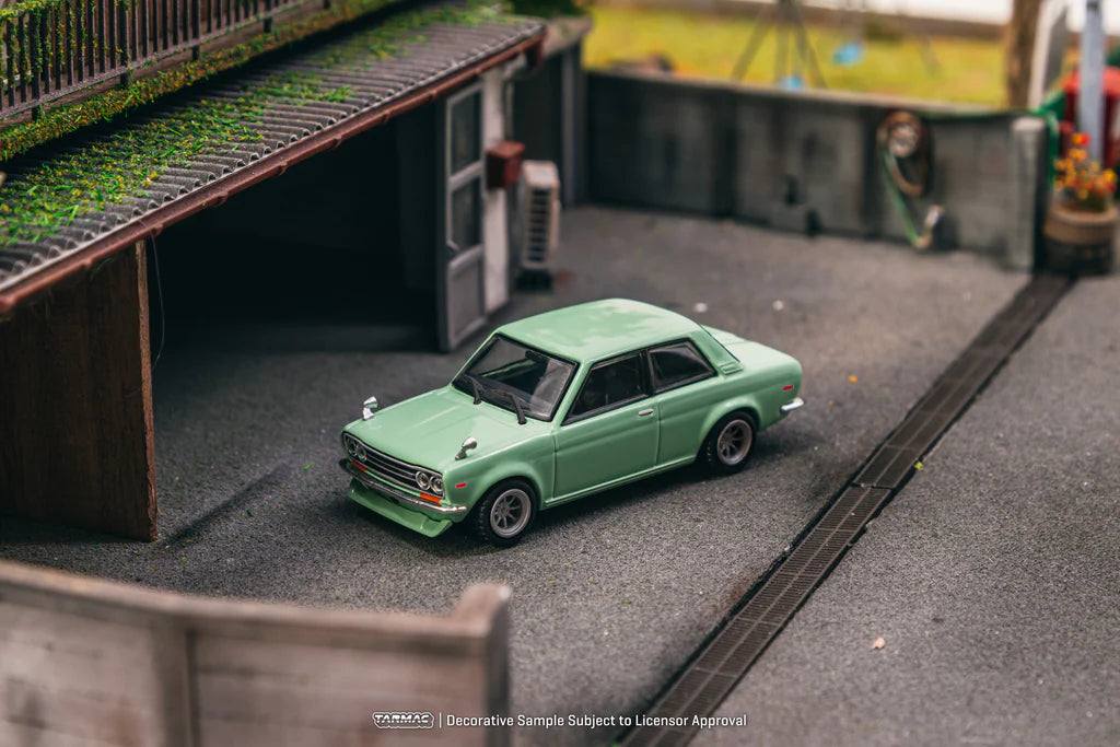 Tarmac Works 1:64 Datsun 510 Light Green