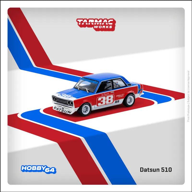 Tarmac Works 1:64 Datsun 510 SCCA Nationals Jim Fitzgerald