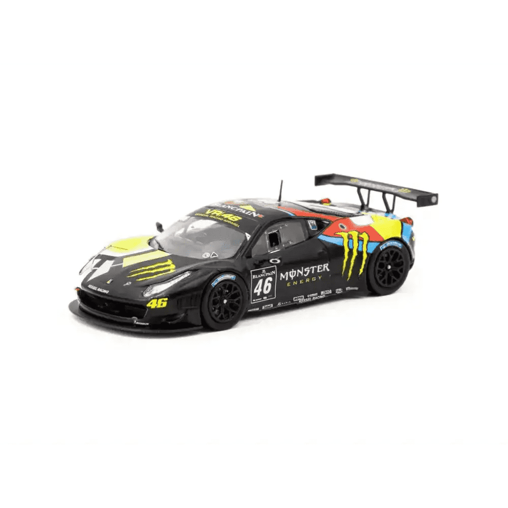 Tarmac Works 1:64 Ferrari 458 Italia GT3 Blancpain Endurance Series 2012 – MONZA V. Rossi A. Salucci A.Ceccato