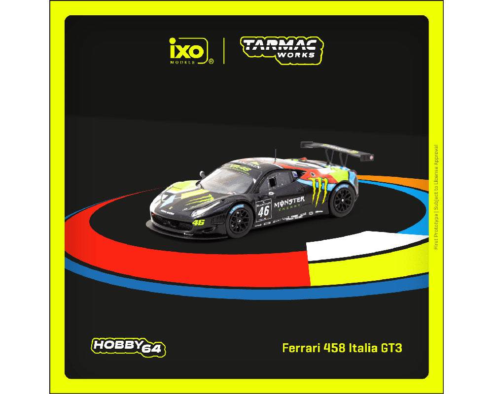 Tarmac Works 1:64 Ferrari 458 Italia GT3 Blancpain Endurance Series 2012 – MONZA V. Rossi A. Salucci A.Ceccato