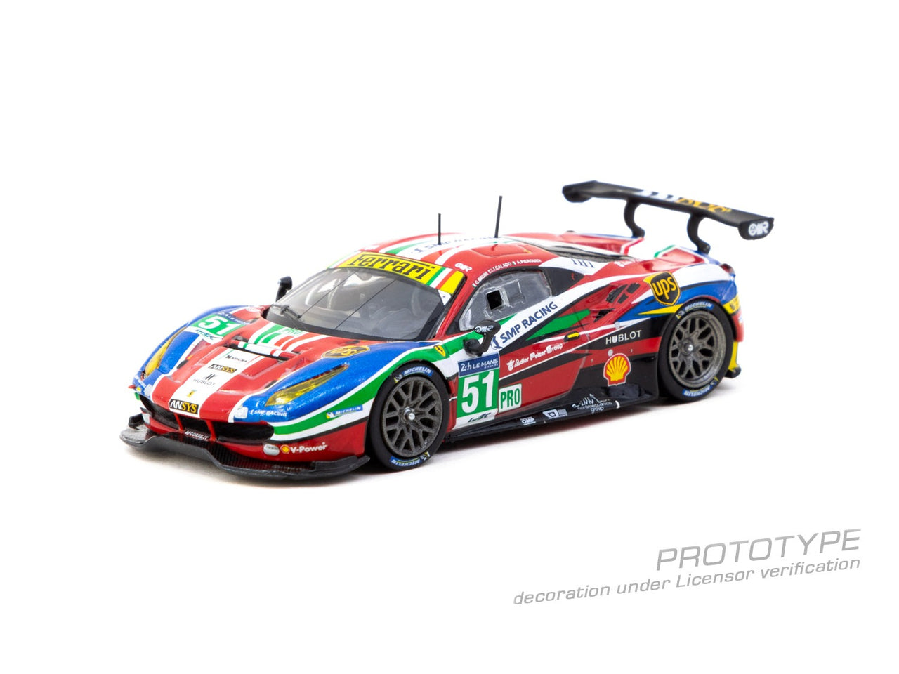 Tarmac Works 1:64 Ferrari 488 GTE, 24h of Le Mans 2016, G. Bruni / J. Calado / A. Pier Guidi