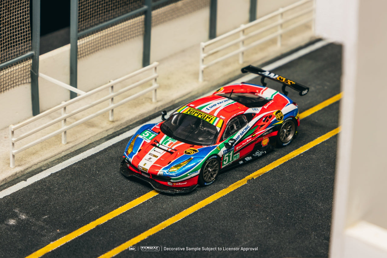 Tarmac Works 1:64 Ferrari 488 GTE, 24h of Le Mans 2016, G. Bruni / J. Calado / A. Pier Guidi
