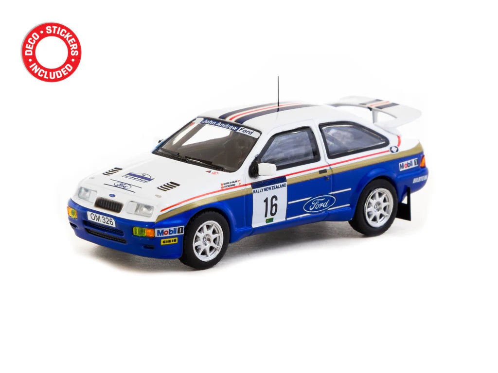 Tarmac Works 1:64 Ford Sierra RS Cosworth Rally of New Zealand 1989