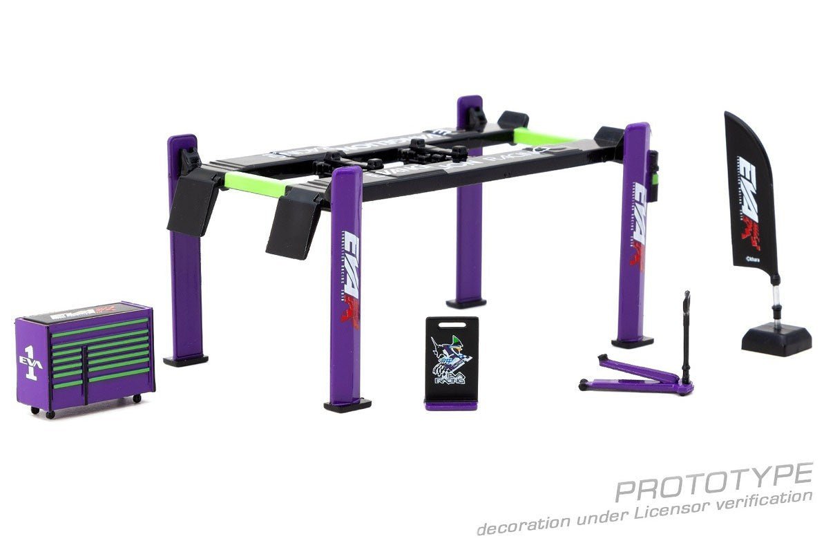 Tarmac Works 1:64 Garage Tools Set EVA RACING