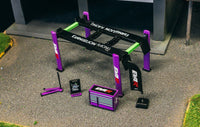 Thumbnail for Tarmac Works 1:64 Garage Tools Set EVA RACING