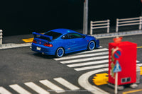 Thumbnail for Tarmac Works 1:64 Honda Integra TYPE 2 R DC5 Mugen Metallic Blue