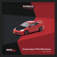 Thumbnail for Tarmac Works 1:64 Honda Integra TYPE R DC5 Custom, Red T64R-TL022-RE