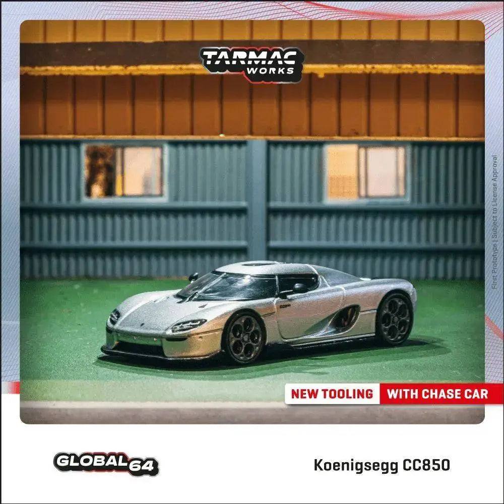 Tarmac Works 1:64 Koenigsegg CC850 Silver