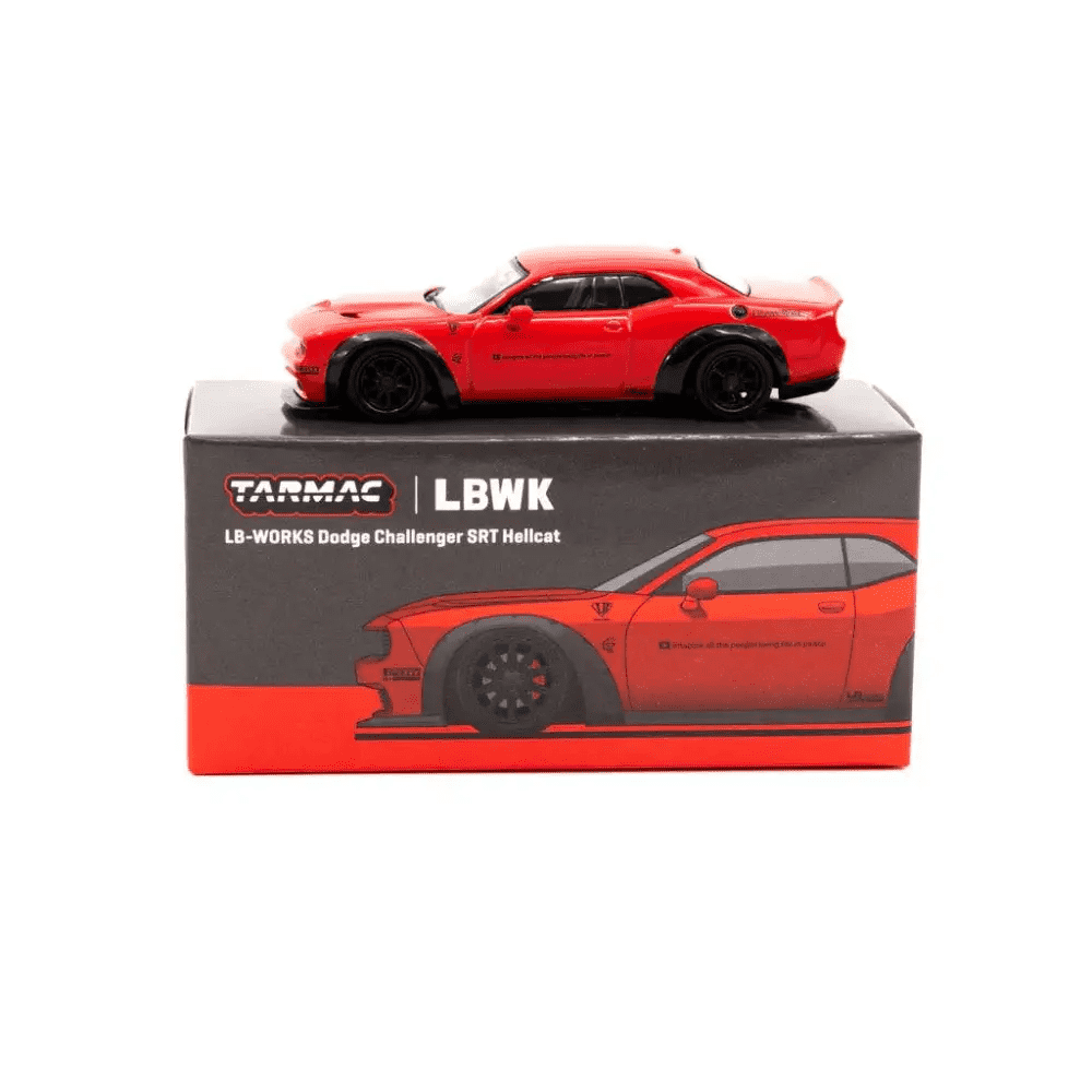 Tarmac Works 1:64 LB-WORKS Dodge Challenger SRT Hellcat – Red