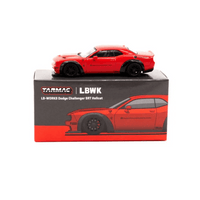 Thumbnail for Tarmac Works 1:64 LB-WORKS Dodge Challenger SRT Hellcat – Red