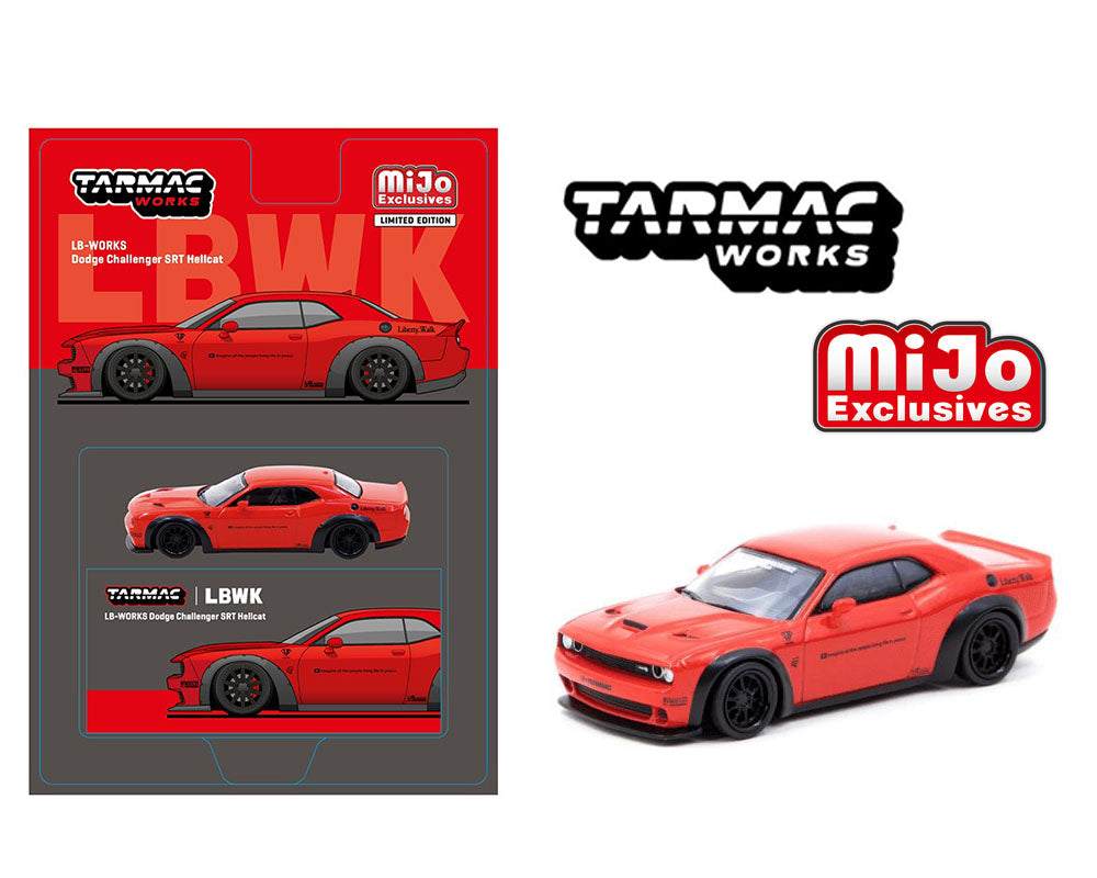 Tarmac Works 1:64 LB-WORKS Dodge Challenger SRT Hellcat – Red