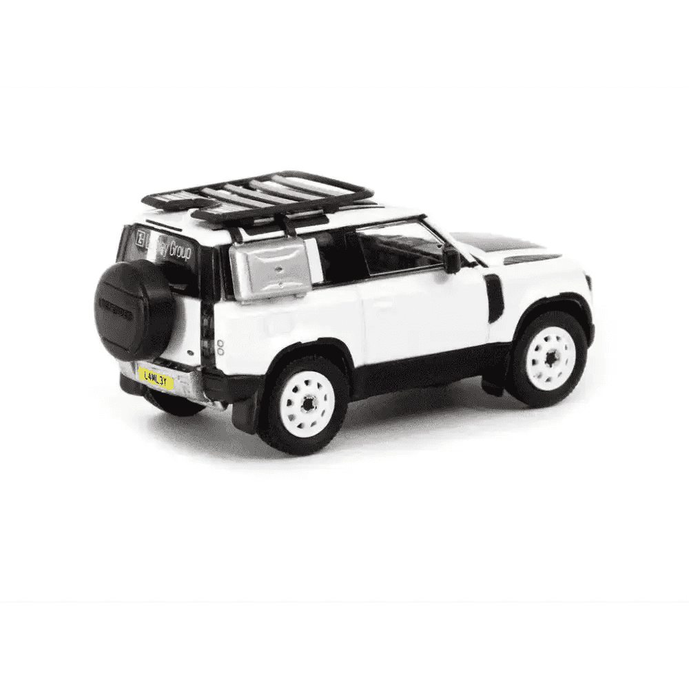 Tarmac Works 1:64 Land Rover Defender 90 Lamley Special Edition White Metallic