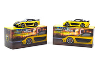 Thumbnail for Tarmac Works 1:64 Mazda RX-7 Veilside Fortune 7 GOLD CHROME CHASE