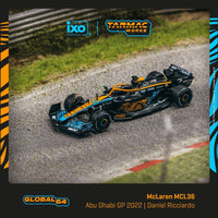 Thumbnail for PRE-ORDER Tarmac Works 1:64 McLaren MCL36 Abu Dhabi Grand Prix 2022 Daniel Ricciardo