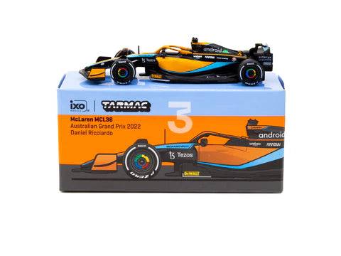 Tarmac Works 1:64 McLaren MCL36 Australian Grand Prix 2022 Daniel Ricciardo