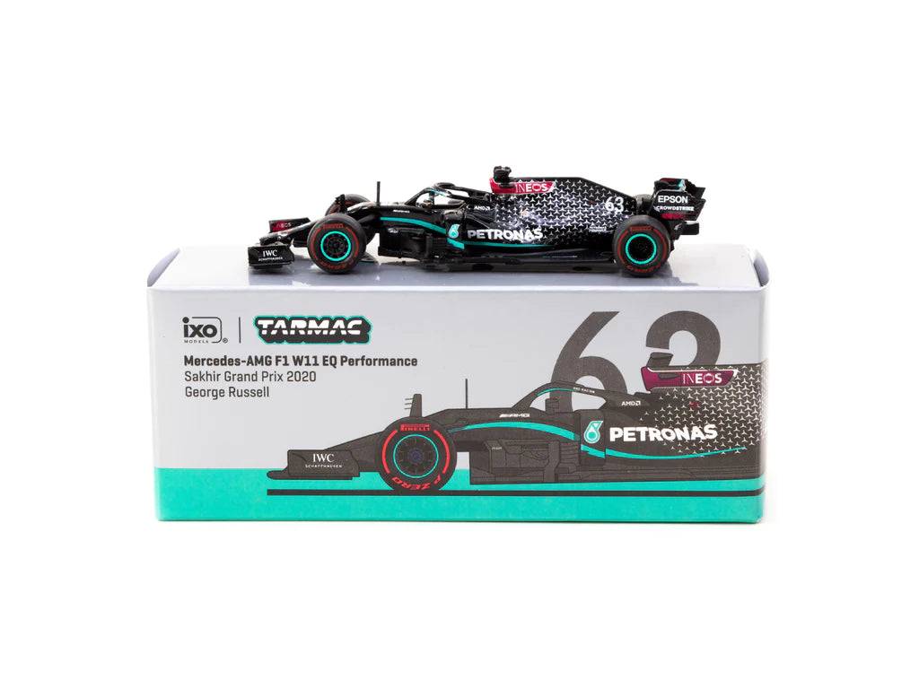 Tarmac Works 1:64 Mercedes-AMG F1 W11 EQ Performance Sakhir Grand Prix 2020 George Russell