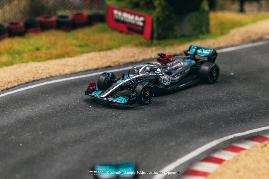 Tarmac Works 1:64 Mercedes-AMG F1 W13 E Performance Belgian Grand Prix 2022 George Russell