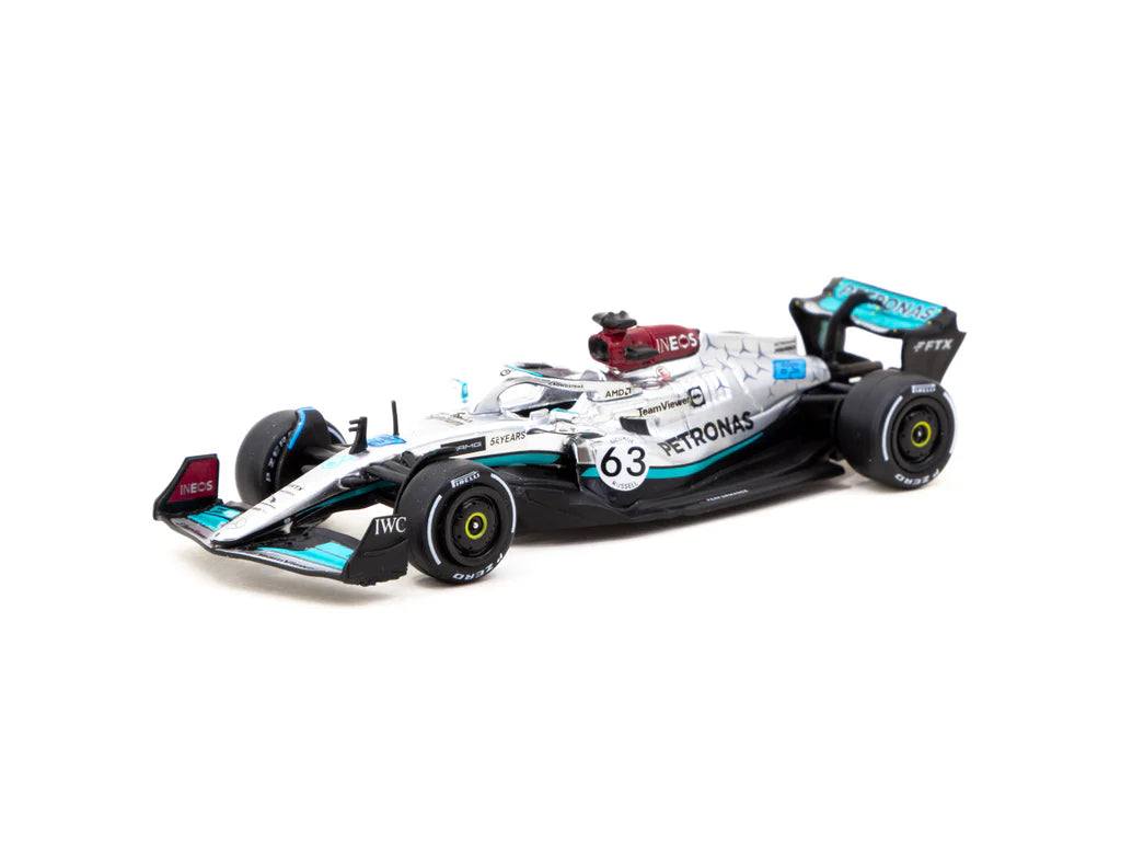 Tarmac Works 1:64 Mercedes-AMG F1 W13 E Performance Belgian Grand Prix 2022 George Russell