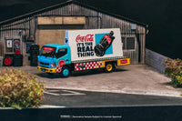 Thumbnail for Tarmac Works 1:64 Mitsubishi Fuso Canter Coca Cola