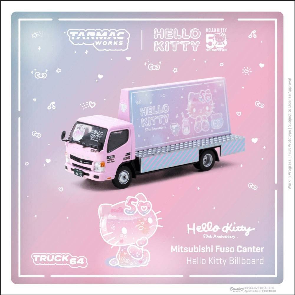 Tarmac Works 1:64 Mitsubishi Fuso Canter Helly Kitty Billboard