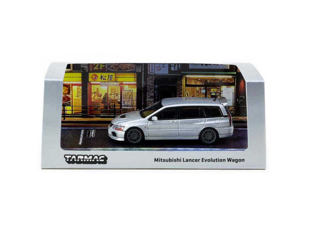 Tarmac Works 1:64 Mitsubishi Lancer Evolution Wagon Silver