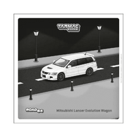 Thumbnail for Tarmac Works 1:64 Mitsubishi Lancer Evolution Wagon Silver