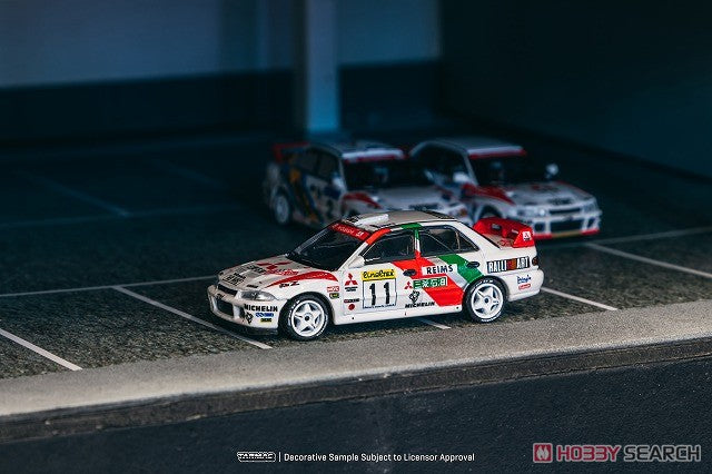 Tarmac Works 1:64 Mitsubishi Lancer GSR Evolution III Rallye Monte Carlo