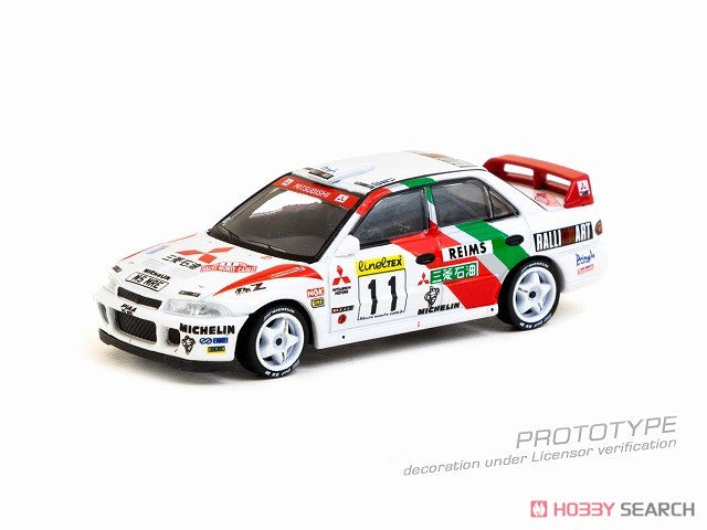 Tarmac Works 1:64 Mitsubishi Lancer GSR Evolution III Rallye Monte Carlo