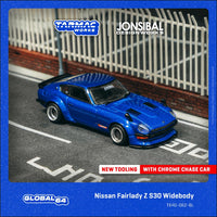 Thumbnail for Tarmac Works 1:64 Nissan Fairlady Z Blue Designed By Jonsibal