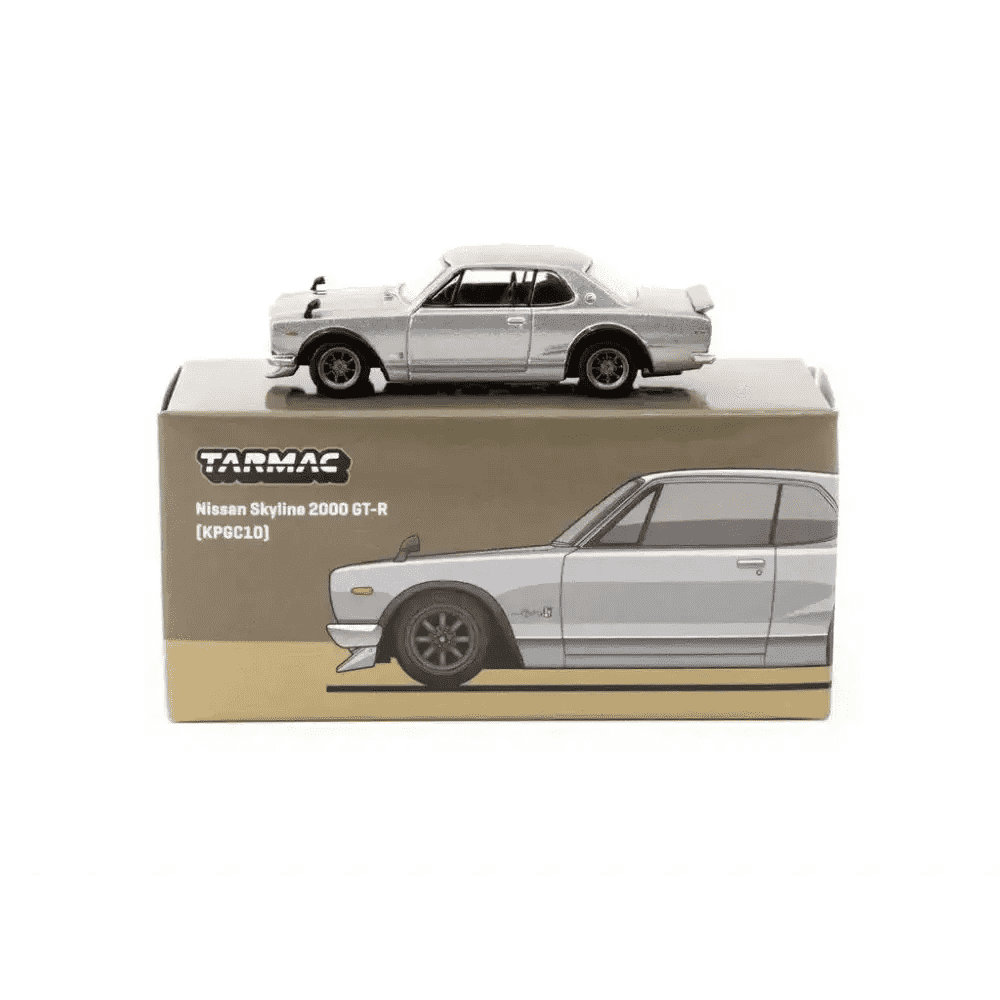 Tarmac Works 1:64 Nissan Skyline 2000 GT-R KPGC10 Silver