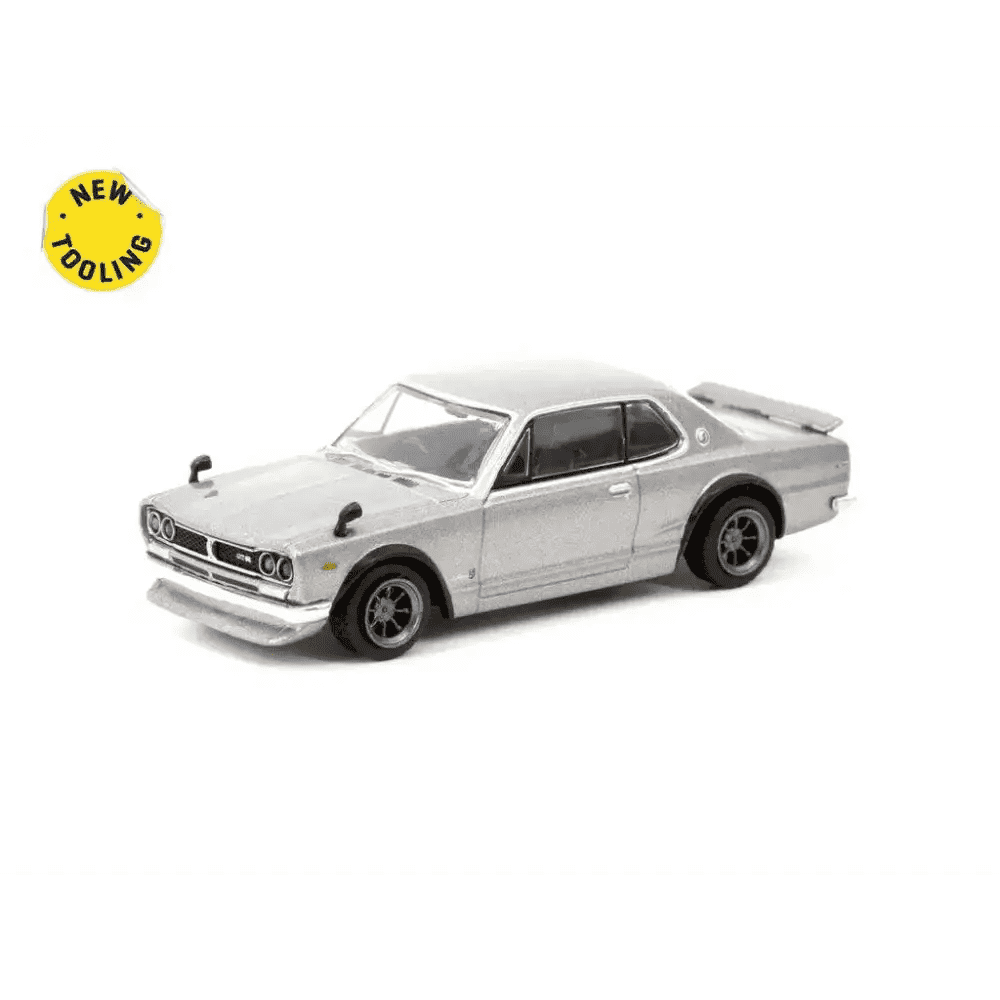 Tarmac Works 1:64 Nissan Skyline 2000 GT-R KPGC10 Silver