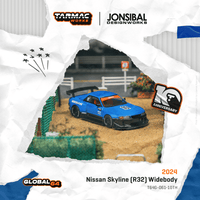 Modellino Tarmac Works 1:64 Nissan Skyline (R32) Widebody Jonsibal – Viola Notte – MiJo