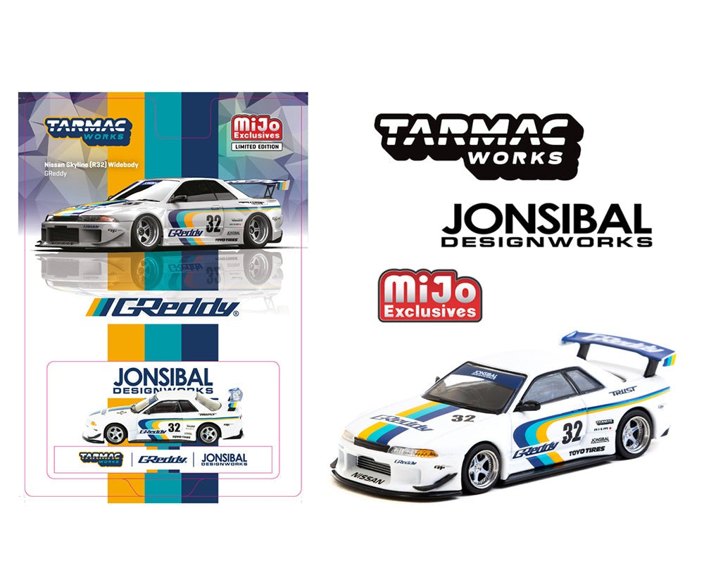 Tarmac Works 1:64 Nissan Skyline R32 Widebody Jonsibal Designworks ...