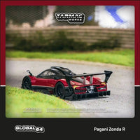 Thumbnail for Tarmac Works 1:64 Pagani Zonda R Rosso Dubai